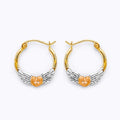14K 3C Small Huggies Earring
