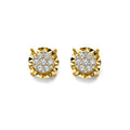14KY CZ Cluster Earring / Set