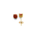 14KY CZ Jun Rd F-Basket Birthstone Earring