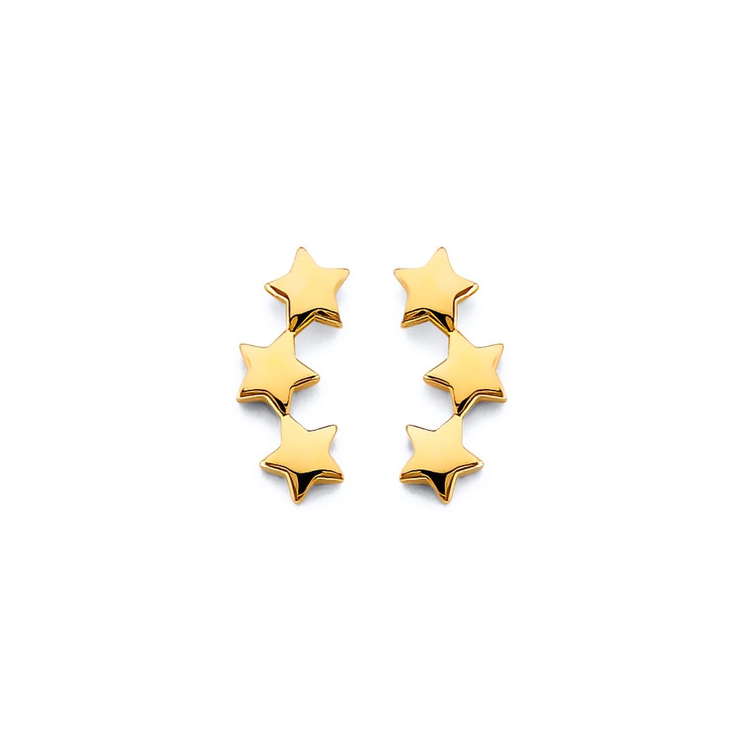 14KY 3 Star Push Back Eariing