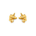 14KY Unicorn Push Back Earring