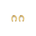 14KY Horseshoe Push Back Earring