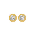 14K 2T Angel Push Back Earring