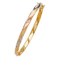14K 3C FLEXIBLE BANGLE