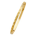 14KY 4mm Solid Bangle - 7