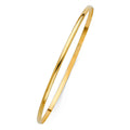 14KY 2mm Solid Bangle - 8