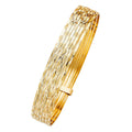 14KY 7Days Solid Bangle - 8