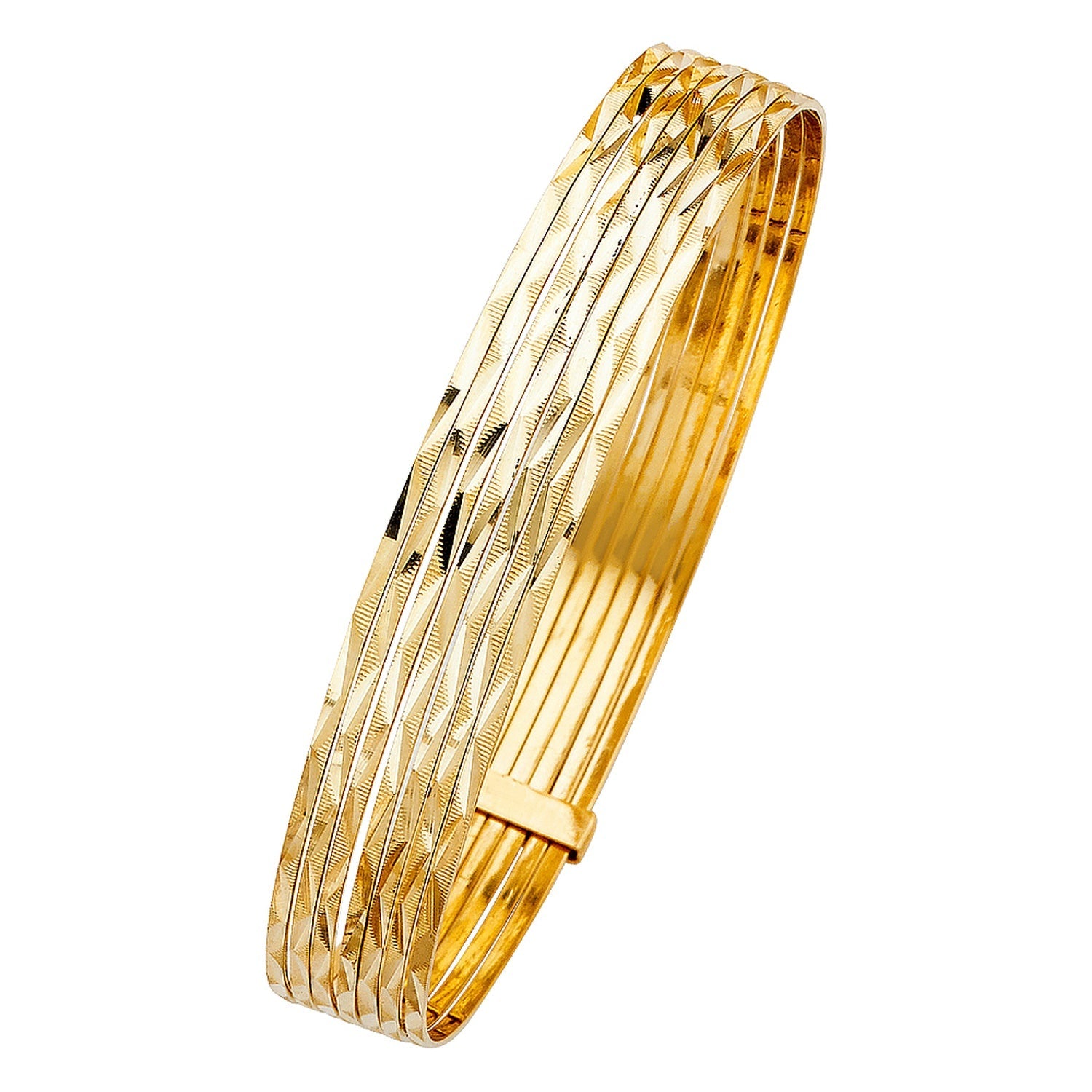 14KY 7Days Solid Bangle - 7