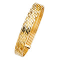 14KY 7Days Solid Bangle - 8