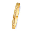 14KY 6mm Solid Bangle - 8