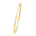 14KY 1.5mm Light Plain Bangle
