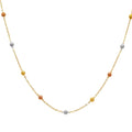 14K 3C FANCY NECKLACE (NK37)
