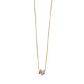 14K 3C LIGHT HANGING NECKLACE (NK72)