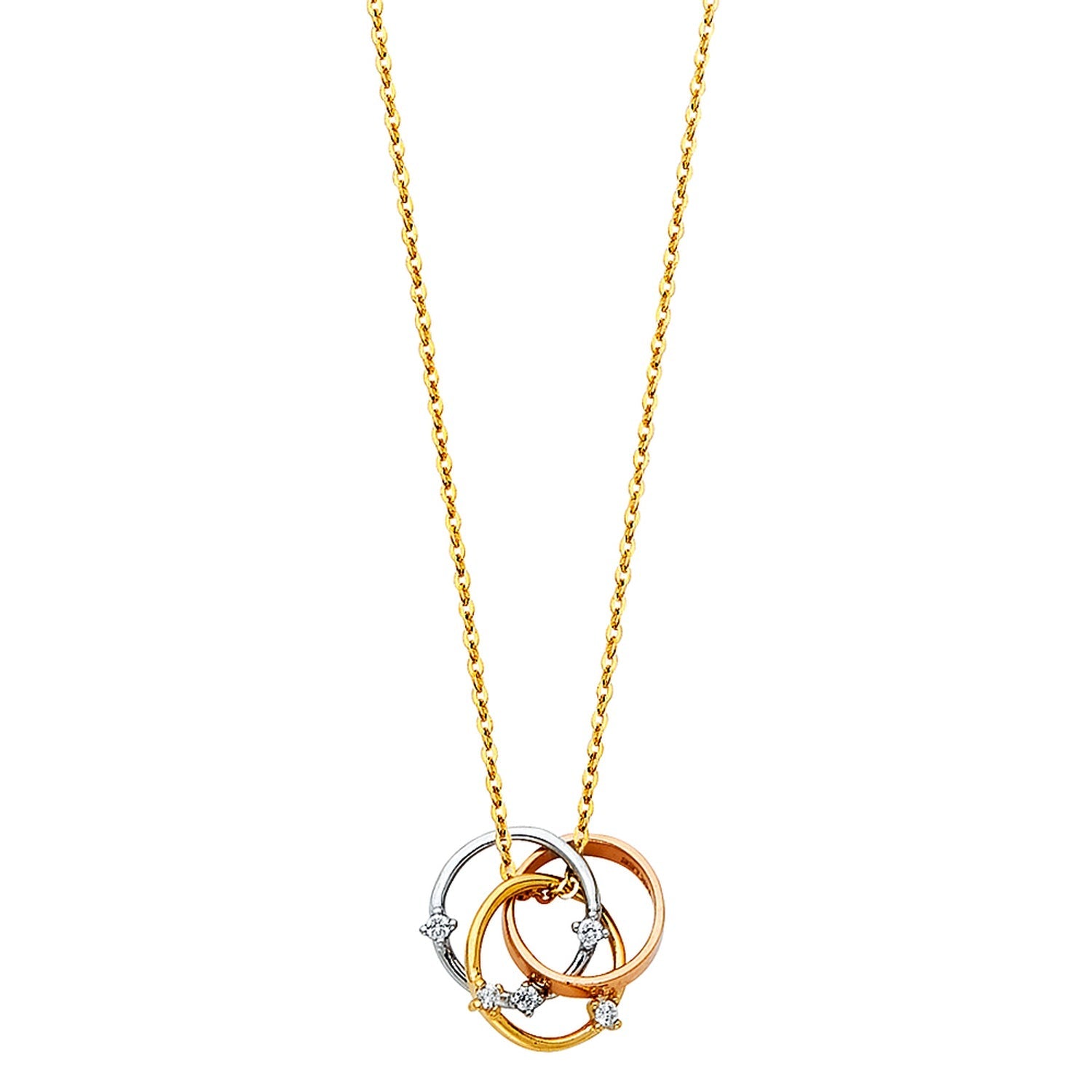 14K 2C NECKLACE (NK102)