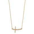 14KY SIDE CROSS PENDT. NECK.