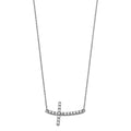 14KW SIDE CROSS PENDT. NECK.