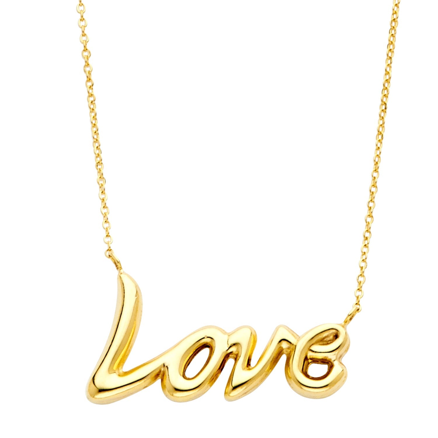 14KY LOVE NECKLACE