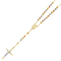 14K 3C 6MM DISCO BALL ROSA-NECK 26