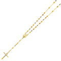 14K 3C 4MM DISCO BALL ROSA-NECK 26