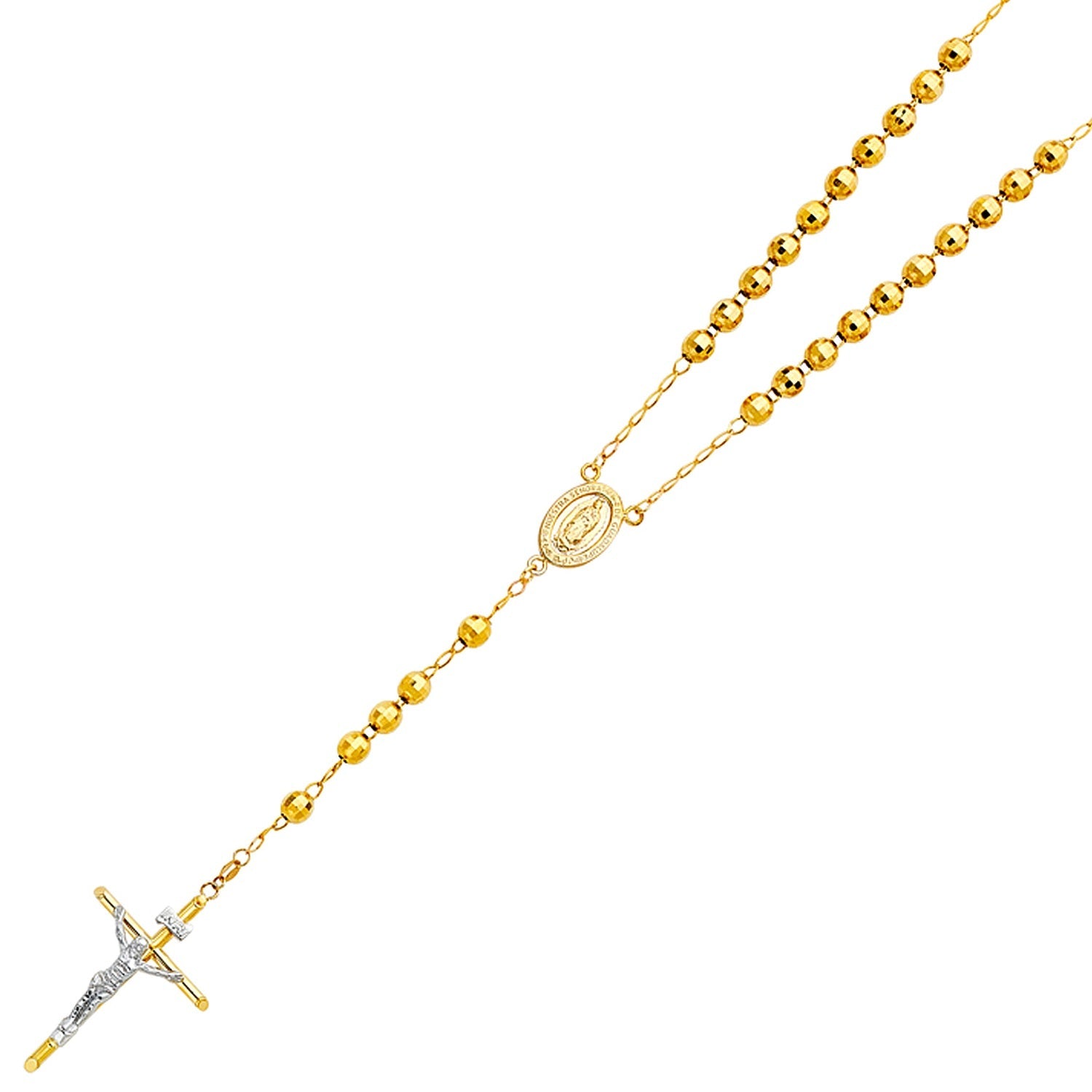 14KY 6MM DISCO BALL ROSA-NECK 26