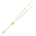 14KY 3MM DISCO BALL ROSA-NECK 26