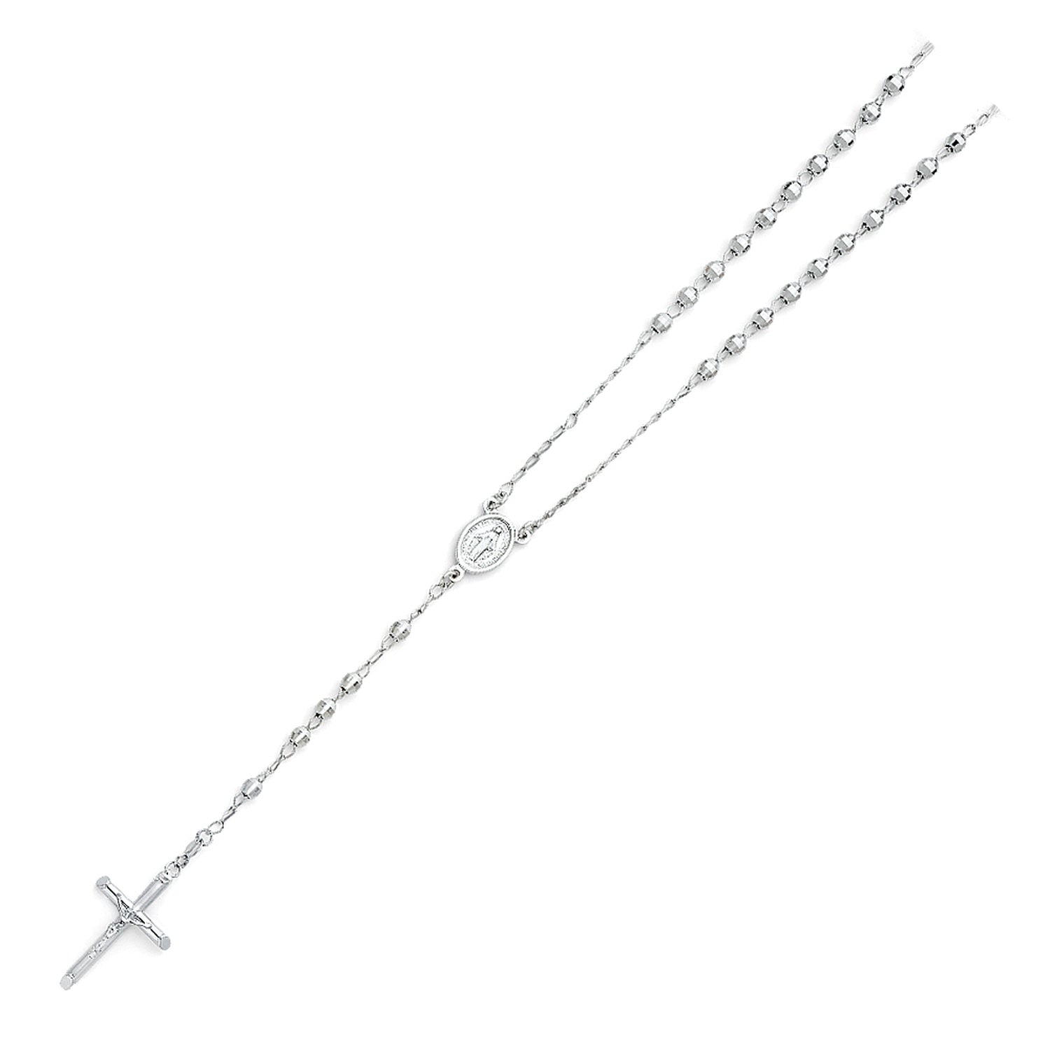 14KW 4MM DISCO BALL ROSA-NECK 26