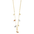 14K 3C LUCKY CHAIN NECKLACE