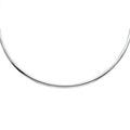 14K 2T 2mm Reversible Omega Necklace