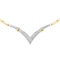 14KY Fancy CZ Necklace / Set