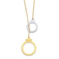 14K 2T Handcuff Necklace