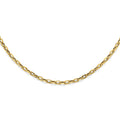 14KY Bold Plain Paperclip Necklace