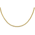 14KY Hollow Rolo Necklace
