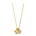 14KY 3 Leaves Clover Necklace