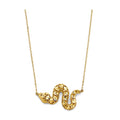 14KY Meshed Snake Necklace