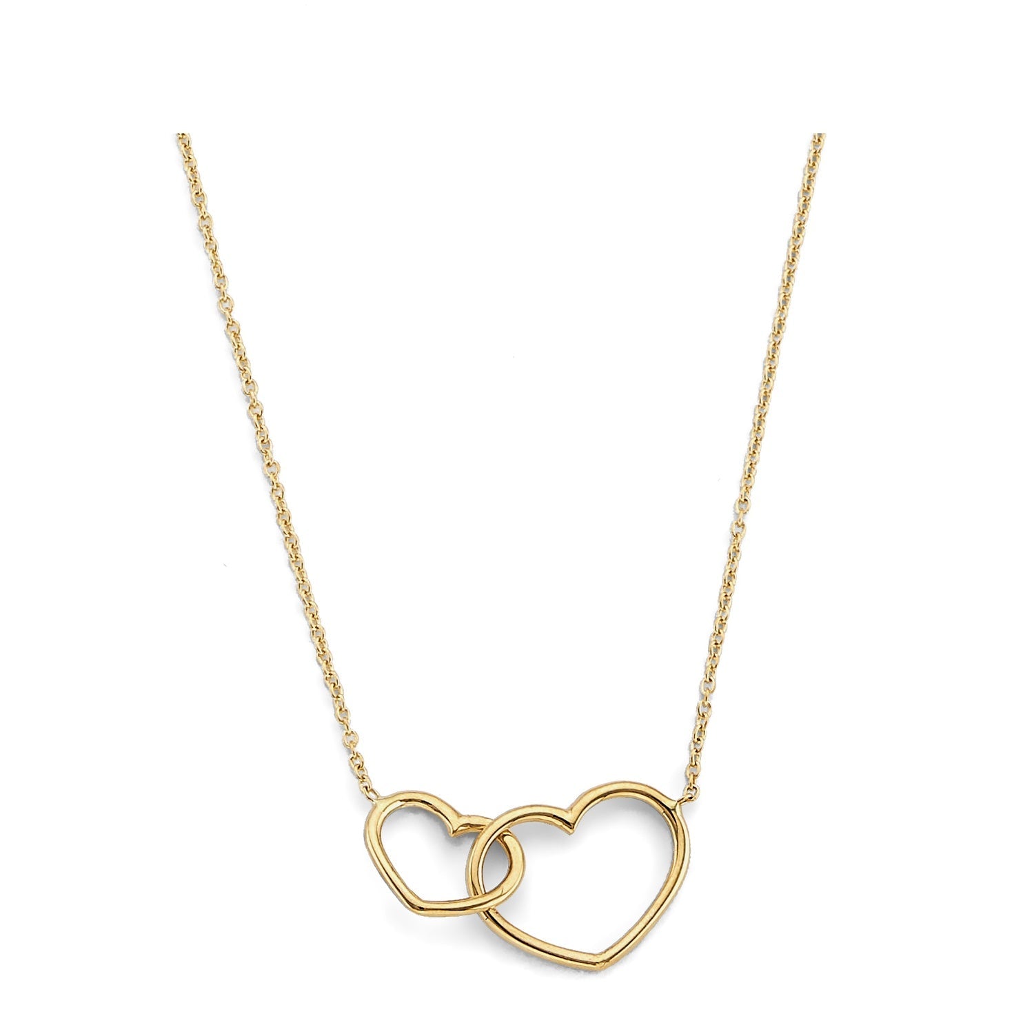 14KY Together Heart Necklace