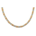 14K 3C Double Face Stampato Necklace