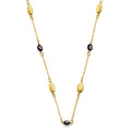 14KY Blue Color Evil Eye Necklace