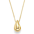 14KY Water Drop Necklace