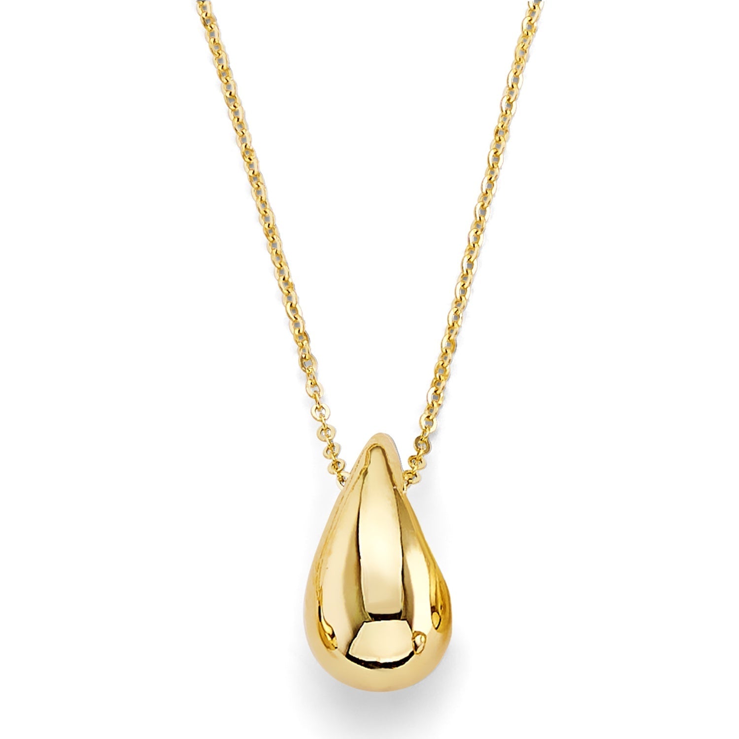 14KY Water Drop Necklace