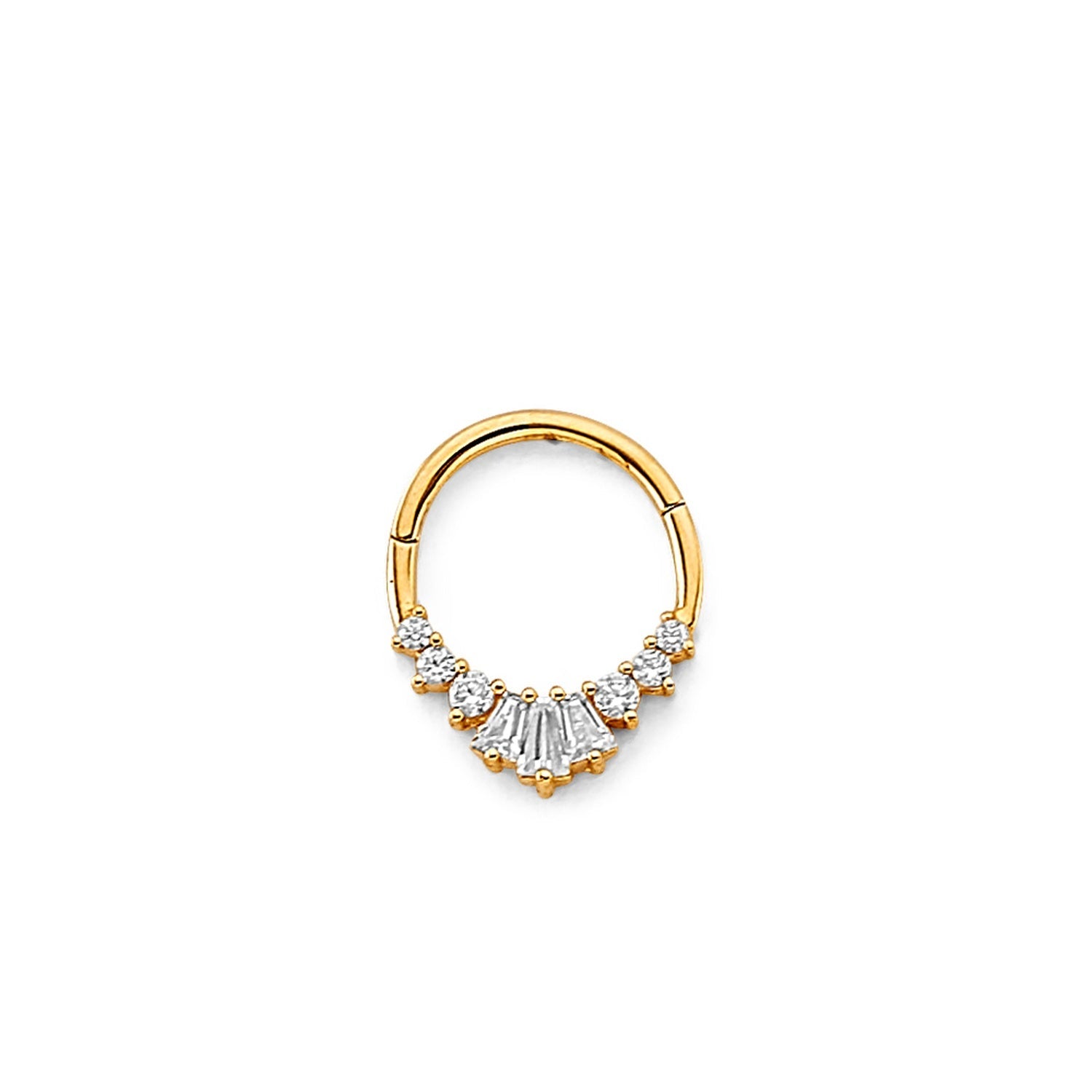 14KY CZ Nose Jewelry