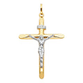 14K 2T LAMINATED CRUCIFIX (30X50MM)
