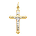 14K 2T HOL CRUCIFIX BIG (20X35MM)