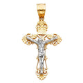 14K 2T CRUCIFIX SMALL