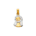 14K 2T JESUS CHRIST HEAD BIG PENDAN