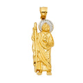 14K 2T ST. JUDE THADDEUS 35MM PEND