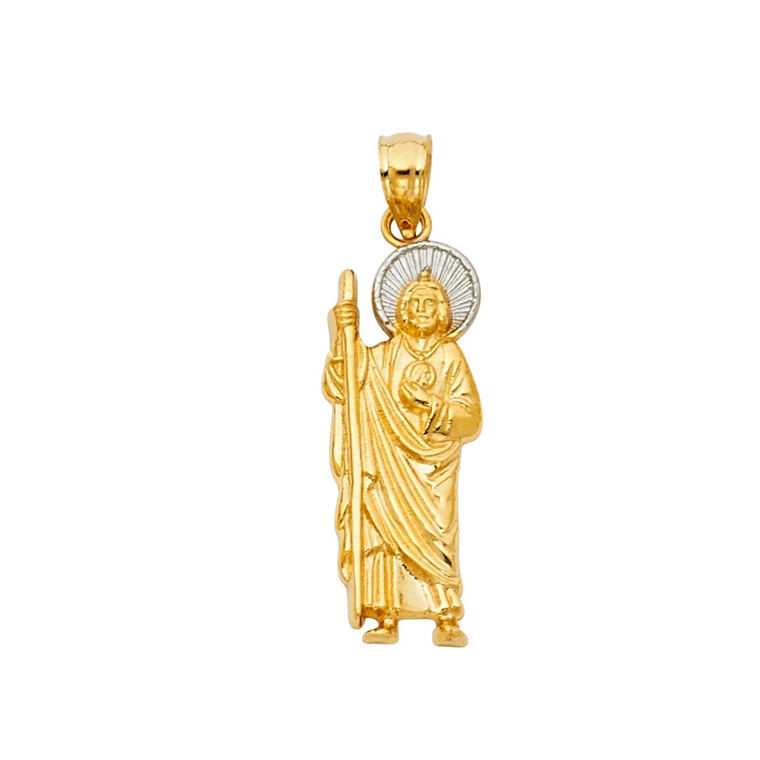 14K 2T ST. JUDE THADDEUS 30MM PEND