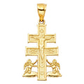 14KY CARAVACA CROSS PENDANT