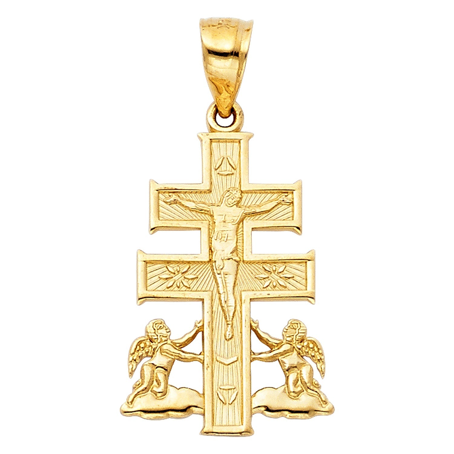 14KY CARAVACA CROSS PENDANT