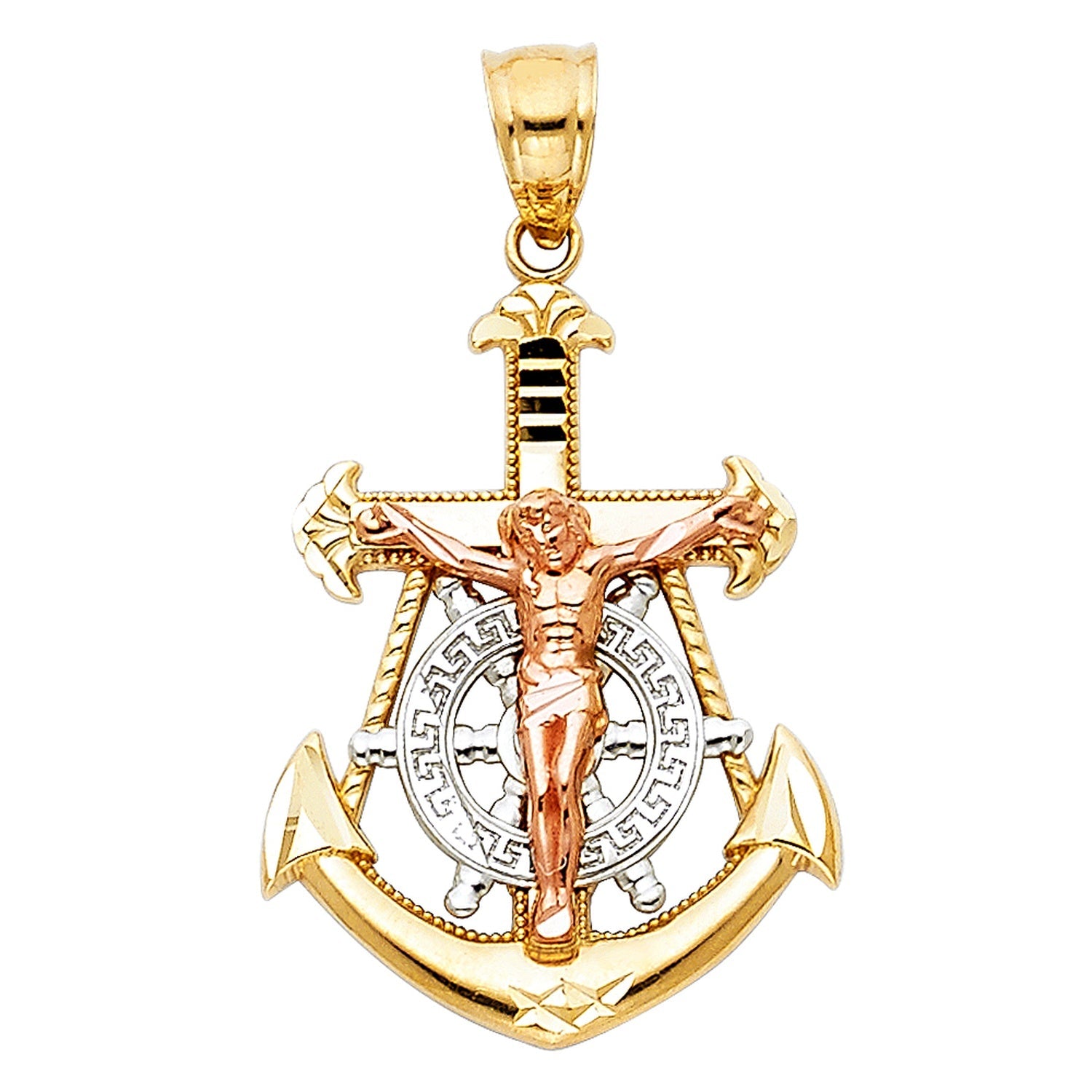 14K 3C MARINER CROSS PEN (20X30MM)