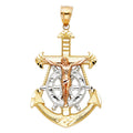 14K 3C MARINER CROSS PEN (25X45MM)